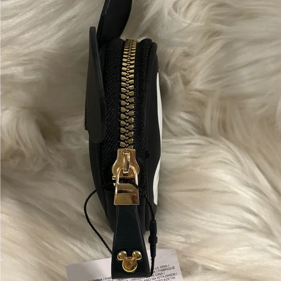 Disney Black and White Mickey Mouse Coin Zippered Pouch - Picture 4 of 8